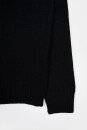 Strickpullover Romeo aus recyceltem Kaschmir schwarz
