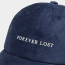 Baseballkappe Slussen aus Cordstoff "Forever Lost" blau