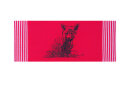 Bio&Fair-Trade Geschirrtuch Junger Fuchs, rot