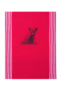 Bio&Fair-Trade Geschirrtuch Junger Fuchs, rot