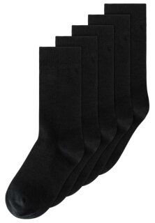 Socken 5er Pack schwarz