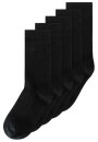 Socken 5er Pack schwarz 43-46
