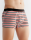 Herren Trunkshorts naturweiß-rot-schwarz L