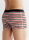 Herren Trunkshorts naturweiß-rot-schwarz L