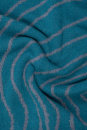 Decke Recycelte Wolle Corteccia blau/grau