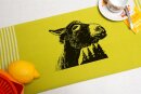 Bio&Fair-Trade Geschirrtuch Esel, hellgrün