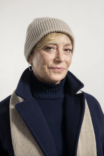 Unisex Strickmütze Marcello recyceltes Kaschmir beige sabbia