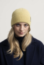 Unisex Strickmütze Marcello recyceltes Kaschmir gelb