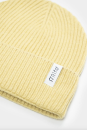 Unisex Strickmütze Marcello recyceltes Kaschmir gelb
