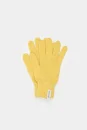 Handschuhe recyceltes Kaschmir Anita gelb - kleinere Größe