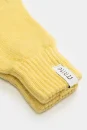Handschuhe recyceltes Kaschmir Anita gelb - kleinere Größe