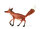 Postkarte Fuchs