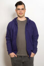 Männer Zip-Hoodie purple