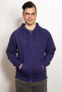 Männer Zip-Hoodie purple