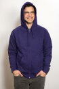 Männer Zip-Hoodie purple