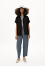 Bluse Larisaana aus Bio-Viskose schwarz