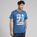 T-Shirt Stockholm Seagulls and Waves midnight blue