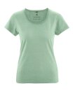 T-Shirt Hanf rolling collar menta