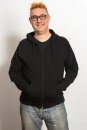 Männer Zip-Hoodie black