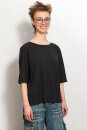 Half Sleeve T-Shirt Hanf schwarz