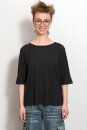 Half Sleeve T-Shirt Hanf schwarz