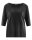 Half Sleeve T-Shirt Hanf schwarz
