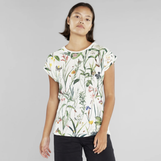 T-Shirt Visby Flower Field off-white