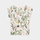 T-Shirt Visby Flower Field off-white