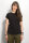EP Women Rolled Up Sleeve stone washed black