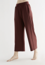 Lockere Wide Leg Pants Tencel burgundy