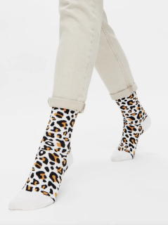 Bio-Socken White Leopard