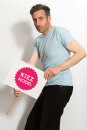 Männer Fit T-Shirt light blue