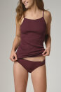 Mini Slip aus 100% Biobaumwolle burgund 38
