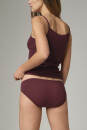 Mini Slip aus 100% Biobaumwolle burgund 38