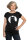 Frauenshirt Kenia Fair Trade Raglan Schwarzer Kater schwarz