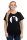 Frauenshirt Kenia Fair Trade Schwarzer Kater schwarz