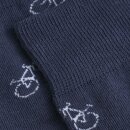 Socks Sigtuna Bike Pattern navy
