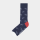 Socks Sigtuna Bike Pattern navy
