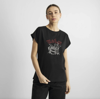 T-Shirt Visby Meow black