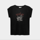 T-Shirt Visby Meow black