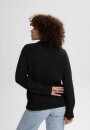 Strukturierter Strickpullover ISHANI schwarz