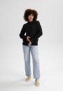 Strukturierter Strickpullover ISHANI schwarz