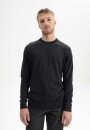 Feinstrick Pullover HIMAL schwarz S