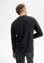 Feinstrick Pullover HIMAL schwarz S