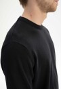 Feinstrick Pullover HIMAL schwarz S