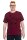 Männershirt Schmetterlingswiese weinrot