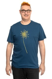 Männershirt Kenia Fair Trade Wilde Möhre, dunkelblau