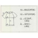 Frauenshirt Schmetterlingswiese weinrot