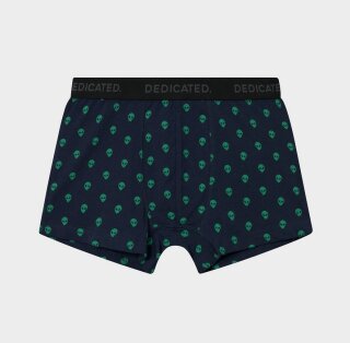 Fairtrade-Pants Kalix Alien Head navy