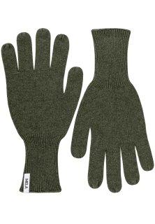 Strickhandschuhe RISHI  grün melange vegan